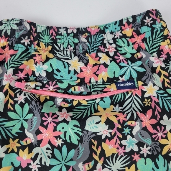 Chubbies The Bloomerangs Tropical Print 4" Stretch Shorts/Swim Trunks Sz XXL NEW - Picture 10 of 16